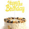 AIVEKE Happy 1st Birthday Cake Toppers Gold - 1st Birthday Cake Decorations Happy Birthday Cake Cupcake Topper for Baby Girls Boys 1st Birthday Cake Party Decorations