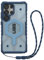 URBAN ARMOR GEAR Bundle Pathfinder MS Case/Lanyard kompatibel mit Samsung Galaxy S25 Ultra (Wireless Charging/Magnetische Aufladung kompatibel, Hülle inkl. Band) blau (schwarz/Graphite)