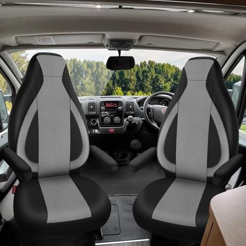 Auto Sitzbezüge für Wohnmobil FIAT Ducato Citroen Jumper PossL 2 Win Knaus Adria Carthago Pilote Laika Peugeot Boxer Schonbezüge Autositzbezüge