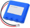 SDAJS 14,8 V 3000 mAh Lithium-Ionen-Akkupack 18650 Wiederaufladbarer Akku für Kehrmaschine mit XH-2P 2,54 Stecker