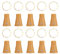 NAVESO 10 Stück Solar Flaschenlichter, Solar LED Flaschenlicht, LED Solar Wein Flasche Lichter, 1M 10 Solarenergie Korken Licht Weinflasche Nacht Licht, Warmweiß Lichterketten für DIY Party Garten