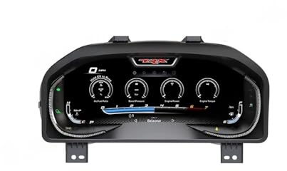 Groupe numérique LCD Compatible Pour Dodge Ram 2013 – 2018, tableau de bord, compteur de vitesse, odomètre, affichage du tableau de bord