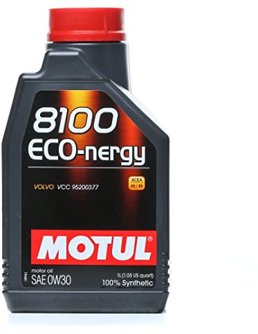 Motul 8100 Eco-nergy 0W-30 1L, Brown, Case of 12, 102793