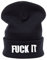 Hat White Black Fuck IT