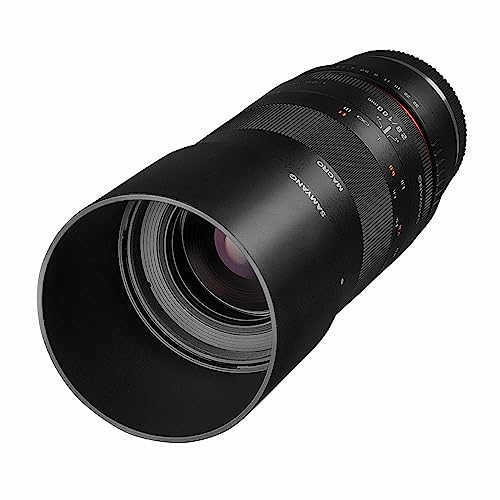 Samyang 100mm F2.8 Makro für Fuji X – APS-C Macro Teleobjektiv Festbrennweite für Fuji X-Mount, manueller Fokus, für Fuji X-E4, X-T4, X-T200, X-Pro3, X-A7, X-T30