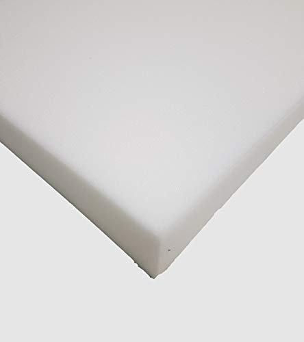 Mail2Mail Glatt Schaumstoff Selbstklebend Dämmung ~~ Schaum Schallschutz (100cm x 50cm x h) Weiß o. Schwarz (100x50x2, Weiss)