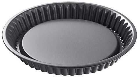 Original Kaiser La Forme Plus Obstbodenform 30 cm, Obstkuchenform, Tortenboden Backform antihaftbeschichtet, schnittfester Boden, Tortenbodenform Wellenrand