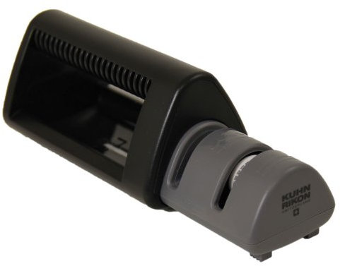 Kuhn Rikon Doppel-Messerschärfer, Schwarz