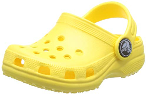 Crocs Classic Sabot K, Unisex-Kinder Pantoletten, Gelb (Suns), 19/21 EU