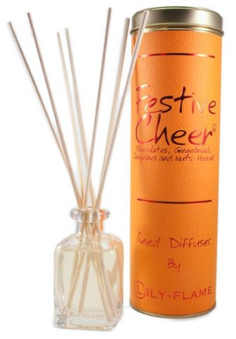 Lily Flame Scented Reed Diffuser - Festive Cheer