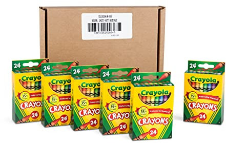 24-count Crayola Crayons, 6 Pack