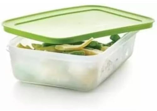 Tupperware Contenitore per congelatore in cristallo di ghiaccio con coperchio (verde)