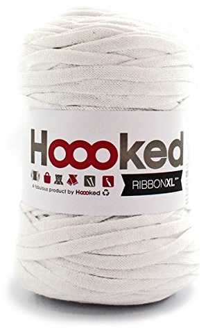 Hoooked Ribbon XL Tape Yarn, Many Colours to Choose From Optic Weiß