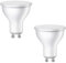 ledscom.de 2 Stück GU10 LED Leuchtmittel, PAR16, warmweiß (2700 K), 7 W, 630lm, 103°, matt