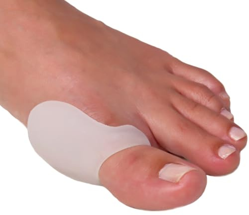 NatraCure Gel Pinky Toe Bunion Guard - Pain Relief for Tailor's Bunion, Friction and Pressure - Bunionette Corrector for Women & Men, Pinky Toe Protector & Tailor's Bunion Gel Cushion Treatment - 6PK