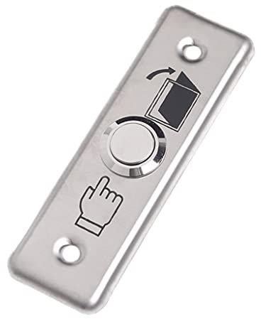 Sharplace Bouton de Sortir Poussoir de Porte Portail pour Contrôle d'Entrée