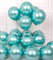 AULE Palloncini Verdi Metallizzati: 50 Pezzi 30cm Palloncini Elio Turchese per Feste Verde Palloncino in Lattice Decorazioni per Compleanno Baby Shower Giungla Dinosauri
