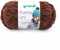 Gründl Wolle Funny uni - weiche Chenille Wolle zum Häkeln - Kuschelig und hautfreundlich - 100% Polyester - 1 Knäuel 100 g / 120 m - Nadelstärke 5-6 - braun