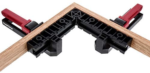 Milescraft 4012 Vierkantklemmen-Set – Eckklemmen-Set zum Klemmen im 90-Grad-Winkel. Holzbearbeitung, Rahmen, Möbelbau und mehr