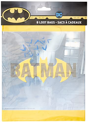 Partytaschen - Batman-Party - 8er-Pack, 9 x 7.25