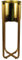 Leaf Metal Planter, Gold, 62cm