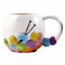 Sew Thirsty Tasse fantaisie en fil à tricoter – Cadeau d'anniversaire ou de bureau