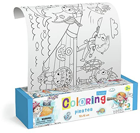 Dodo D300329 Educational Pirate Colouring Poster