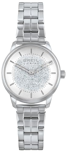 BREIL - Women's Watch Lucille Collection EW0541 - Accessori Donna - Orologio per Donne in Acciaio Lucido con Cassa da 32 mm e Cinturino Regolabile da 13,5 a 19 cm