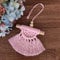 LIJUCAI Mini Makramee Wandbehang Ornamente böhmischen Stil gewebt Tapisserie Handwerk Schlafzimmer Wohnzimmer Dekoration,P,China