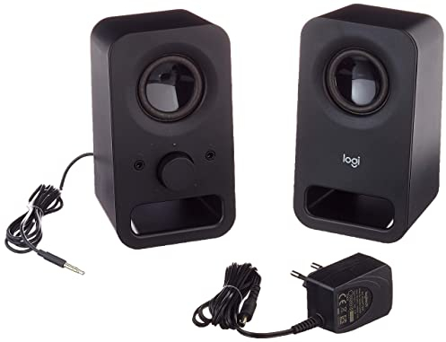 Logitech Z150 PC speakers, stereo sound black + Logitech Bluetooth wireless audio receiver