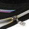 Sawoake 9m Bulk Zipper, (#5) Reißverschlüsse zum Nähen, Black Nylon Coil Zipper mit Colorful zähnen, Ersatz Nähreißverschluss mit 20PCS Reißverschluss Sliders(#5 Black Colorful)
