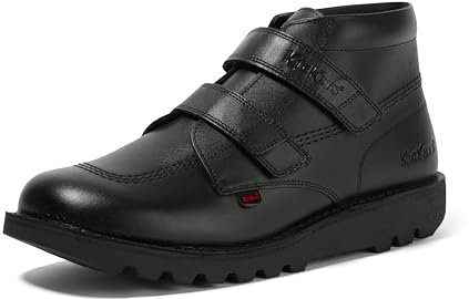 Kickers Youth Unisex Kick Hi Vel Ankle Boot, Black, 5 UK