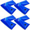 Yankee Pool Weights - Corner Pool Water Tubes | Pool Water Bags for Rect In-Ground Pool Covers | 23.6”x11.8” Pool Cover Weights | Pool Water Bags Heavy Duty 0.4 mm PVC | Cold-Resistant Pool Cover Bags