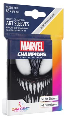 Gamegenic, Marvel Champions Sleeves - Venom, Sleeve color code: Gray