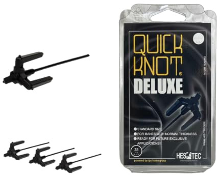 Quick Knot® Deluxe | Einflechthilfe für Pferde | Turnierzöpfe | Ohne Nadel & Faden, Schnelles & Einfaches Einflechten, Professionelle Turnierzöpfe, Wiederverwendbar