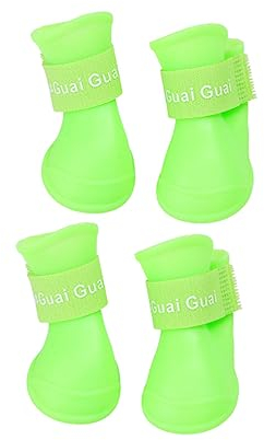 Mipcase Kleine Hundeschuhe Chihuahua-Schuhe Für Hunde Winterschuhe Für Hunde Stiefel Für Hund Hundepfotenschutz Hundeschuhe Für Schnee Regenstiefel Für Haustiere Mittel Winterstiefel