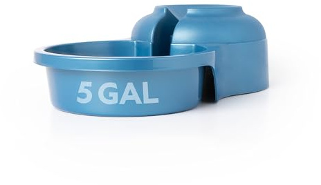 Petmate Big Blue Large Dog Bowl, Outdoor Water Bowl, 5 Gallons, (Water Jug Not Included), Made in USA