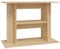 vidaXL Support pour Aquarium, Armoire pour Aquarium à 3 Niveaux, Meuble de Base pour Aquarium avec Rangement Maison, Chêne Sonoma Bois d'Ingénierie
