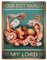 Octopus Vintage Metall Blechschild Badezimmer Retro Lustige Metallschild Dekor für Frauen Männer Poster Gemälde Metall Wanddekoration für Zuhause Schlafzimmer Bar Diner Pub Man Cave Art Bild 30x20 cm