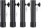 IGNPION Lot de 4 extensions de pieds de table pliables, pieds de levage pour pieds pliés/droits, rallonges de pieds de chaise, hauteur réglable jusqu'à 9,2 cm/13,2 cm, IGPUK0752