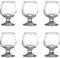 binsakao Lot de 6 petits verres à shot pour cognac, porto, tequila (150 ml), 6shotglass