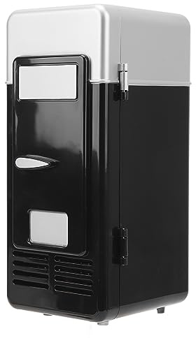 TARSHYRY Tragbarer Mini-Kühlschrank, Geräumiges Fassungsvermögen, 360-Grad-Kühlung, Doppelte Funktionalität, Langlebige Leistung, ABS-Material, Verwendung in Schlafzimmern, Schlafsälen,