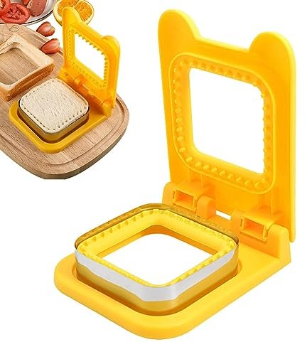 Coupeur et scelleur de sandwichs Découpeur et scelleur de sandwichs Coupeur et scelleur de sandwichs Sandwich Crimper scelleur de sandwichs Non croustillants pour la préparation de Hamburger