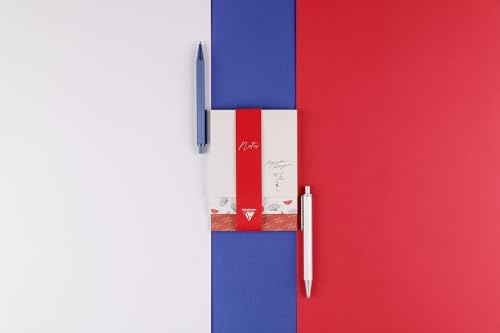 Clairefontaine 812443C 4 Memoblöcke 10x14cm 90 Blatt Moulin Rouge