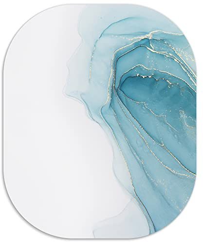 LF LOIAAFEL Mouse Mat Marble, Non-Slip Small Mouse Mat, Mini Mousepads Cute, Rubber Mouse Pads Portable 18cm x 15cm, 3mm Thick for Laptop Working Home Desk Organiser