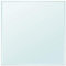 FOZICV 80 x 80 x 0,6 cm. Tablero de mesa cuadrado. Mesa de comedor, mesa de café, mesa de bar, placa de cristal, mesa de repuesto, cristal templado transparente