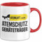 Feuerwehr Tasse Geschenkidee Atemschutz Feuerwehrmann Geräteträger Geschenk (Rot)
