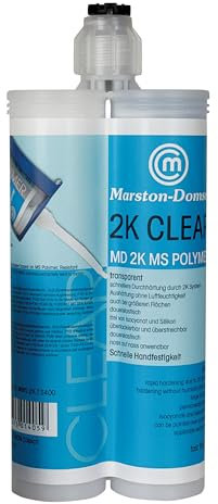 Marston-Domsel 2K MS-Polymer, transparent clear, 6 x 400g Kartuschen
