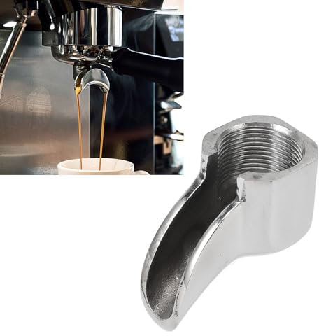 Portafiltro per caffè Espresso, Beccuccio Doppio per Portafiltro Parti di Ricambio per Macchina per caffè Espresso Semiautomatica Beccuccio a 2 Vie per Portafiltro Accessorio per