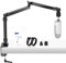 NEEWER Low Profile Mic Arm Desk Stand Mount with Damping, 360° Swivel Articulating Boom Arms with Heighten Pole & Cable Management Channels for Microphone Podcast Gaming Streaming Zoom Calls, MST002
